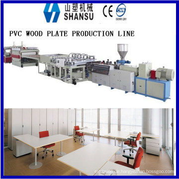 WPC BLATTMASCHINE PVC HOLZSCHAUM SHEED MACHINE